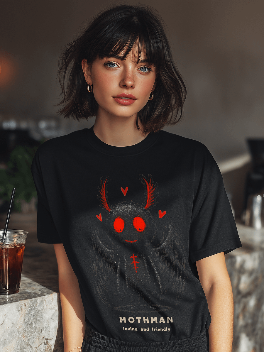 Mothman Shirt Cute Cryptid Tee product image (113)