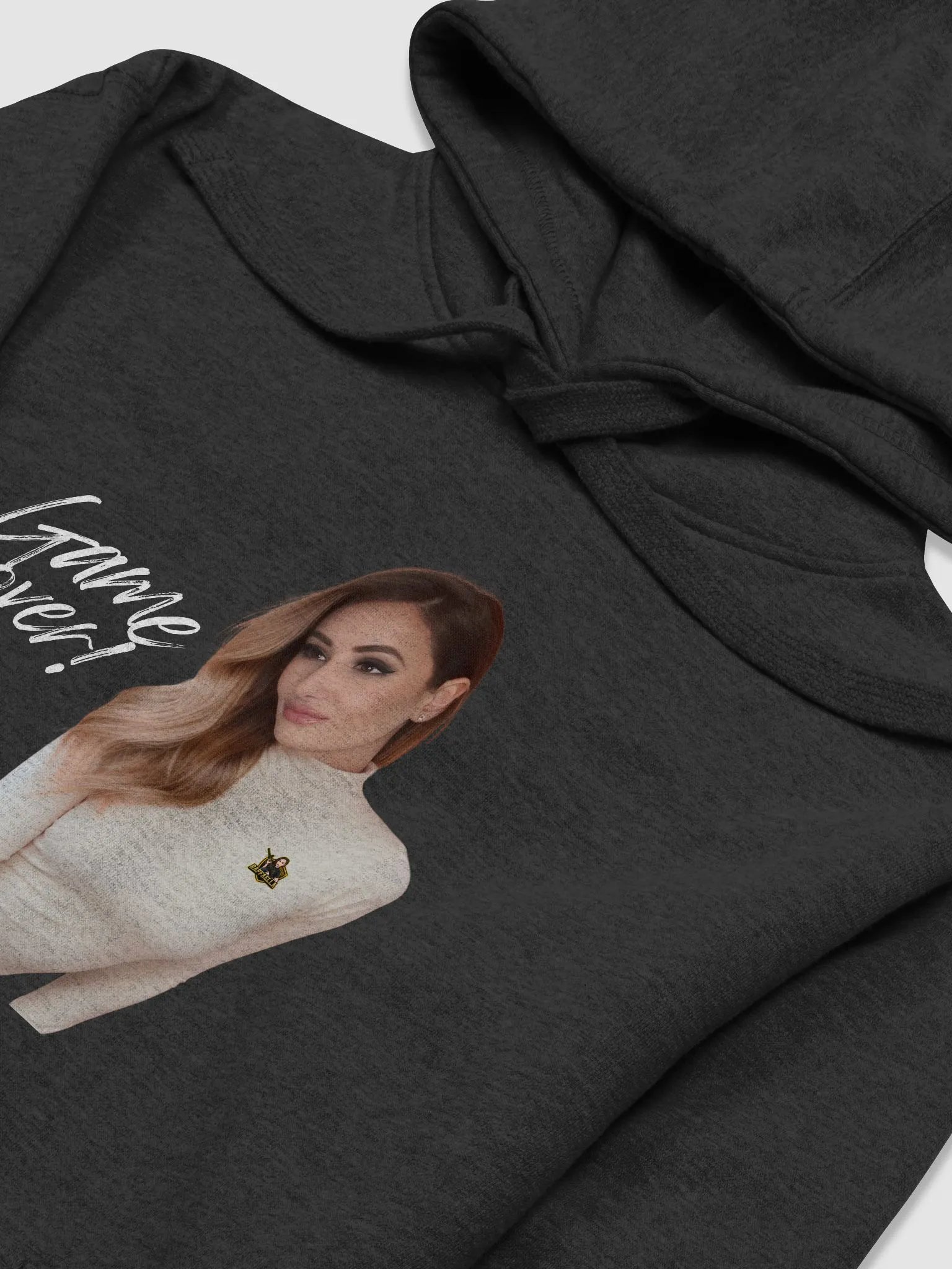 Game over! Emblematic Turtleneck Hoodie product image (3)