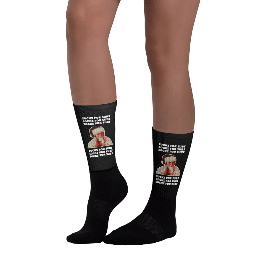 SOCKS FOR SUBS | SOCKS BLACK product image (3)