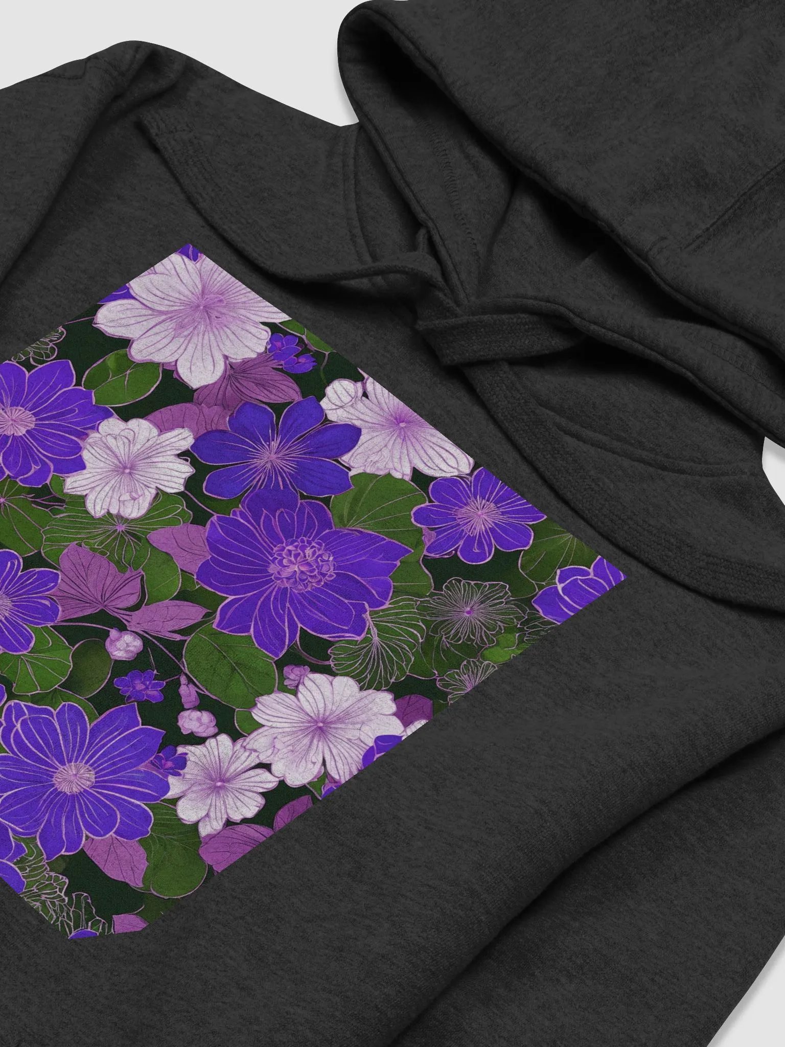 Hoodie Unisex Japanese Flower Four product image (3)
