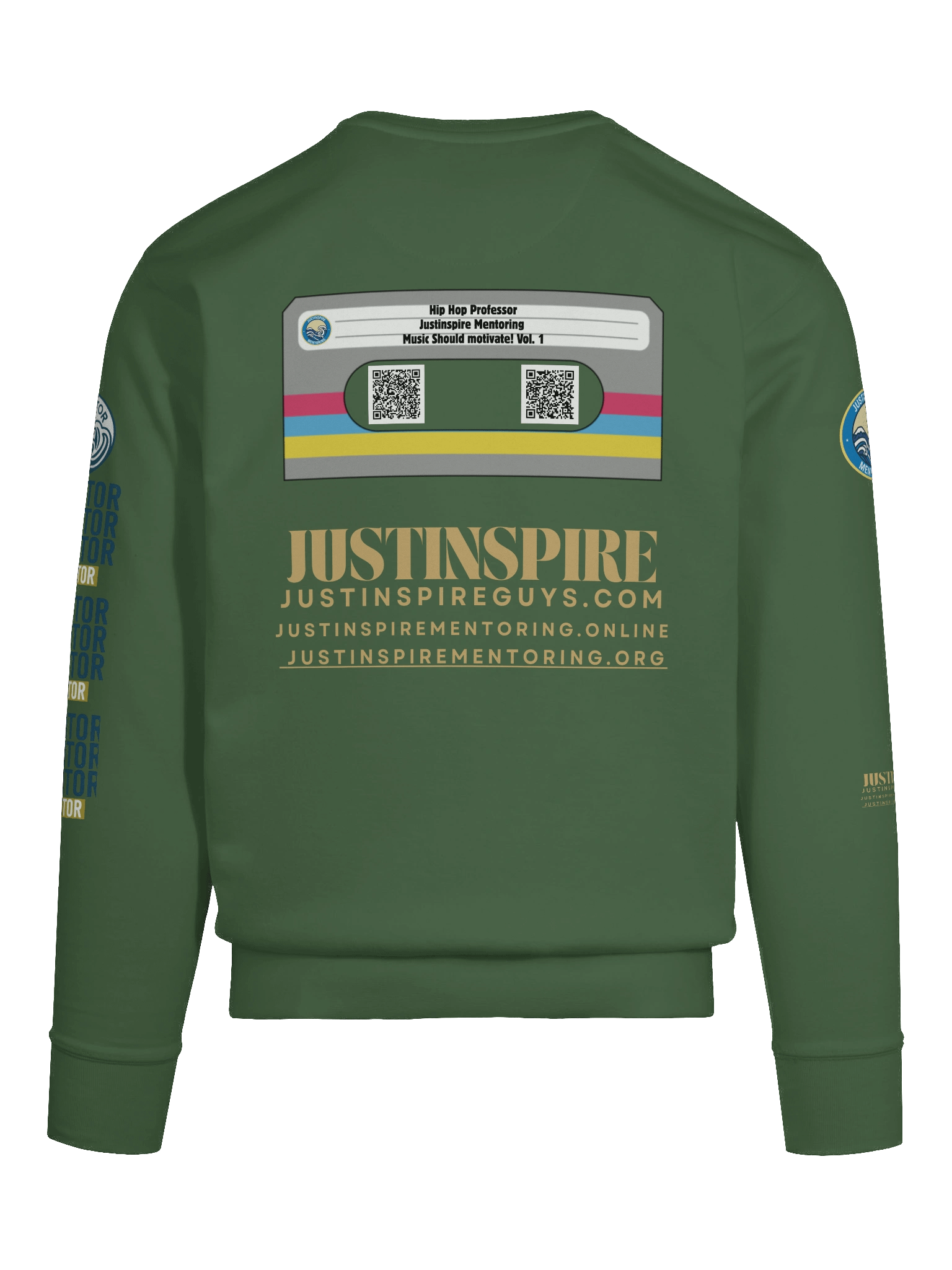 Mentors Only Cassette Crewneck – JustINSPIRE Legacy Edition product image (64)