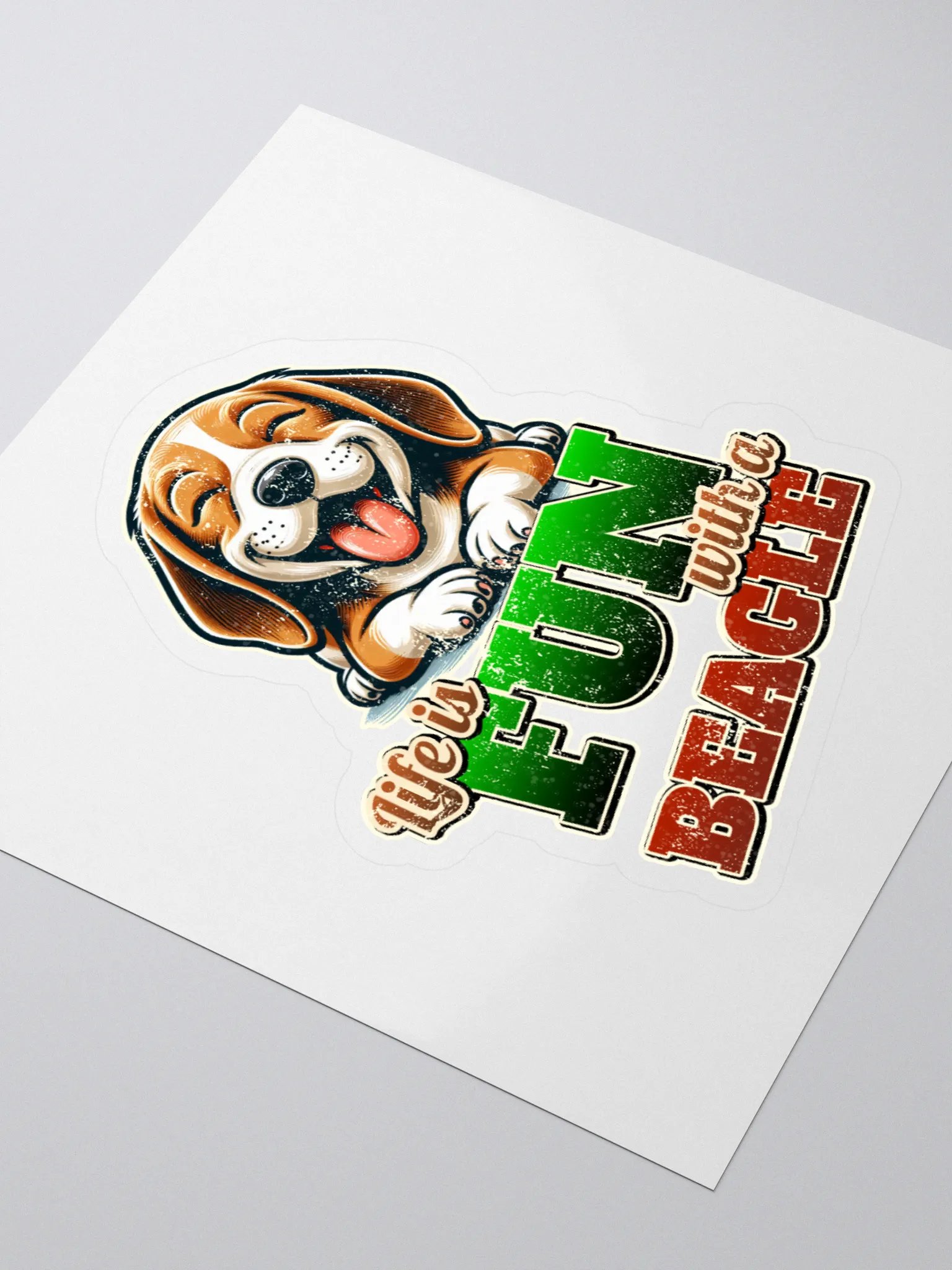 Fun with a Beagle Sticker Set product image (3)