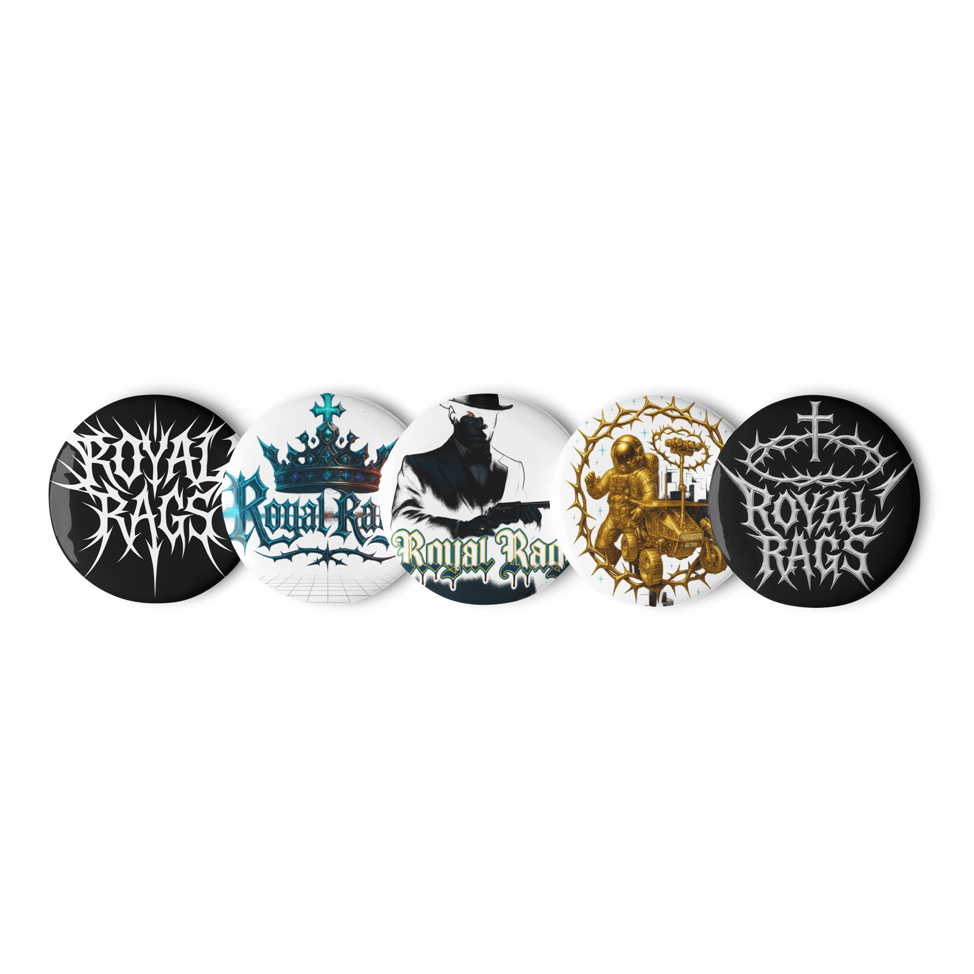 Orbit & Throne: Royal Rags 5-Pin Collection product image (1)