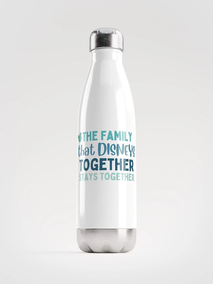 Disney World Family Stainless Steel Water Bottle white product image (1)