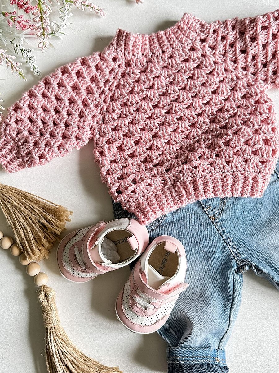 Mini Pop Pullover Crochet Pattern product image (3)