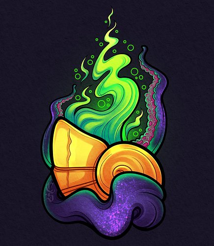 My second “dark Disney princess inspired” assignment piece! Ended up completely redoing this one a few times due to my own br...