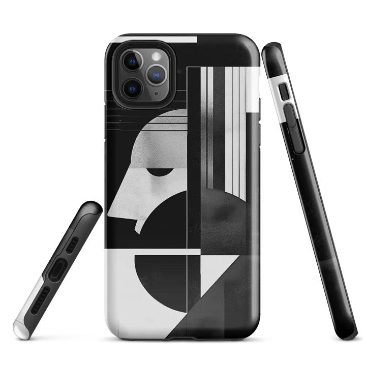 Abstract Persona 007 (Black) (Iphone Tough Case) product image (1)