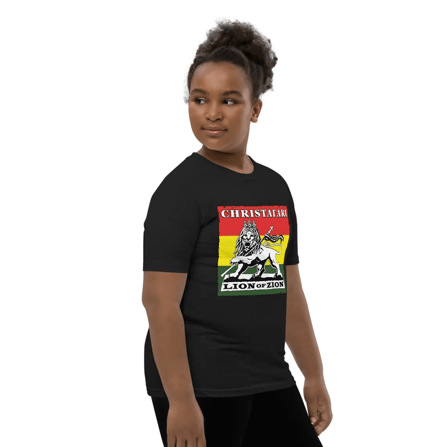 Christafari Kids Lion of Zion Flag T-Shirt product image (22)
