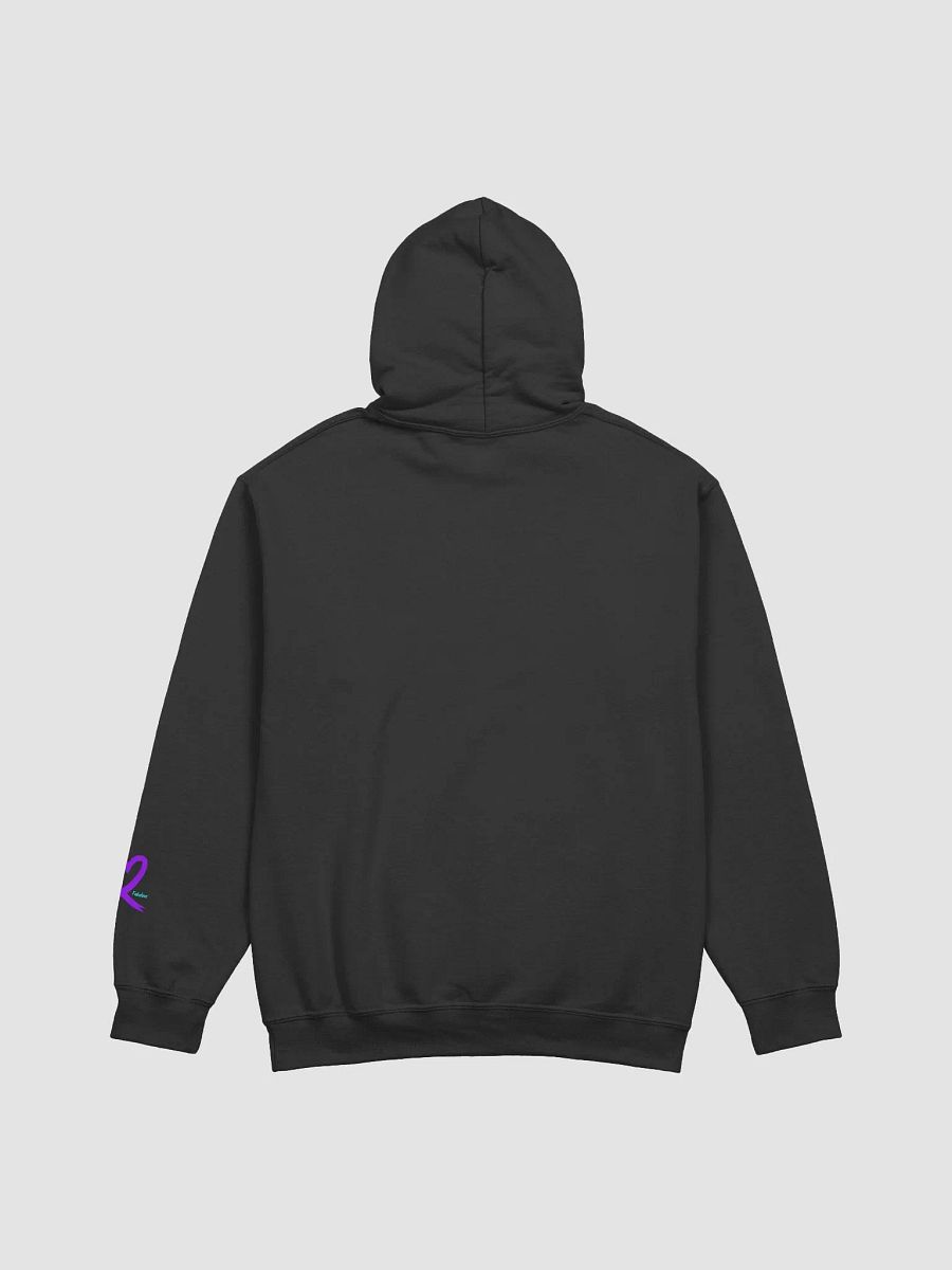 Chronic Pain Warrior Bubble Ribbon hoodie- White Print product image (3)