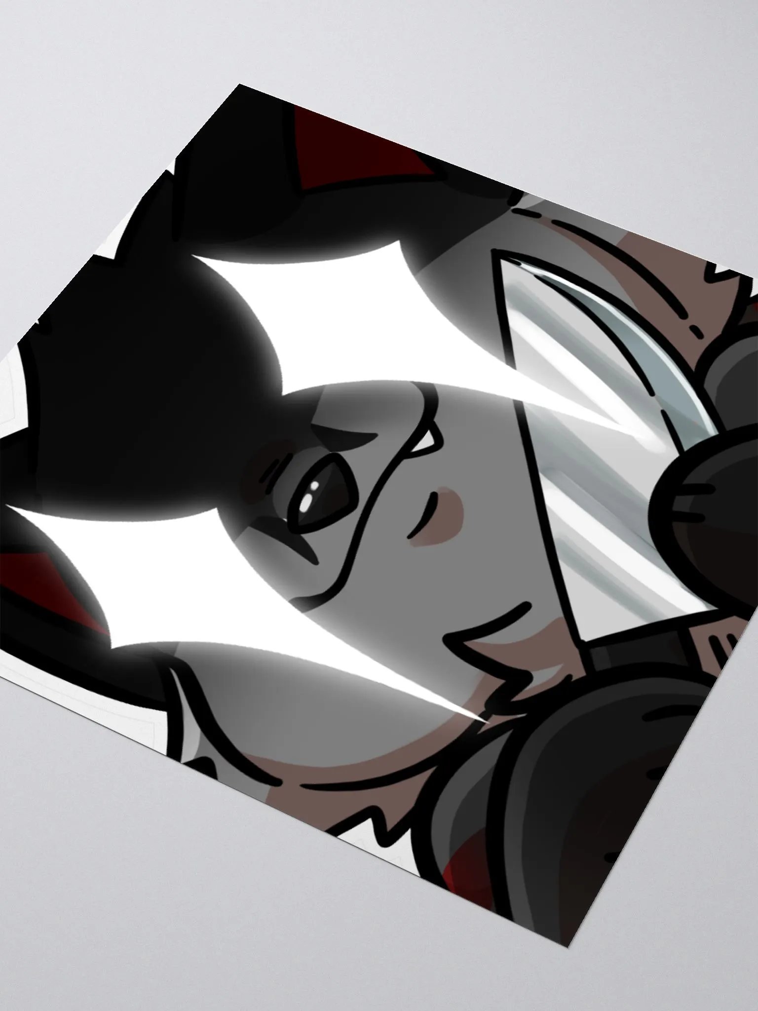 Harufox Knife Emote Sticker product image (3)