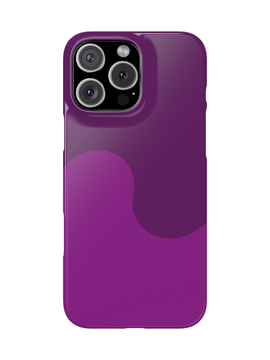 Purple Fume Minimal Wave iPhone Case product image (13)