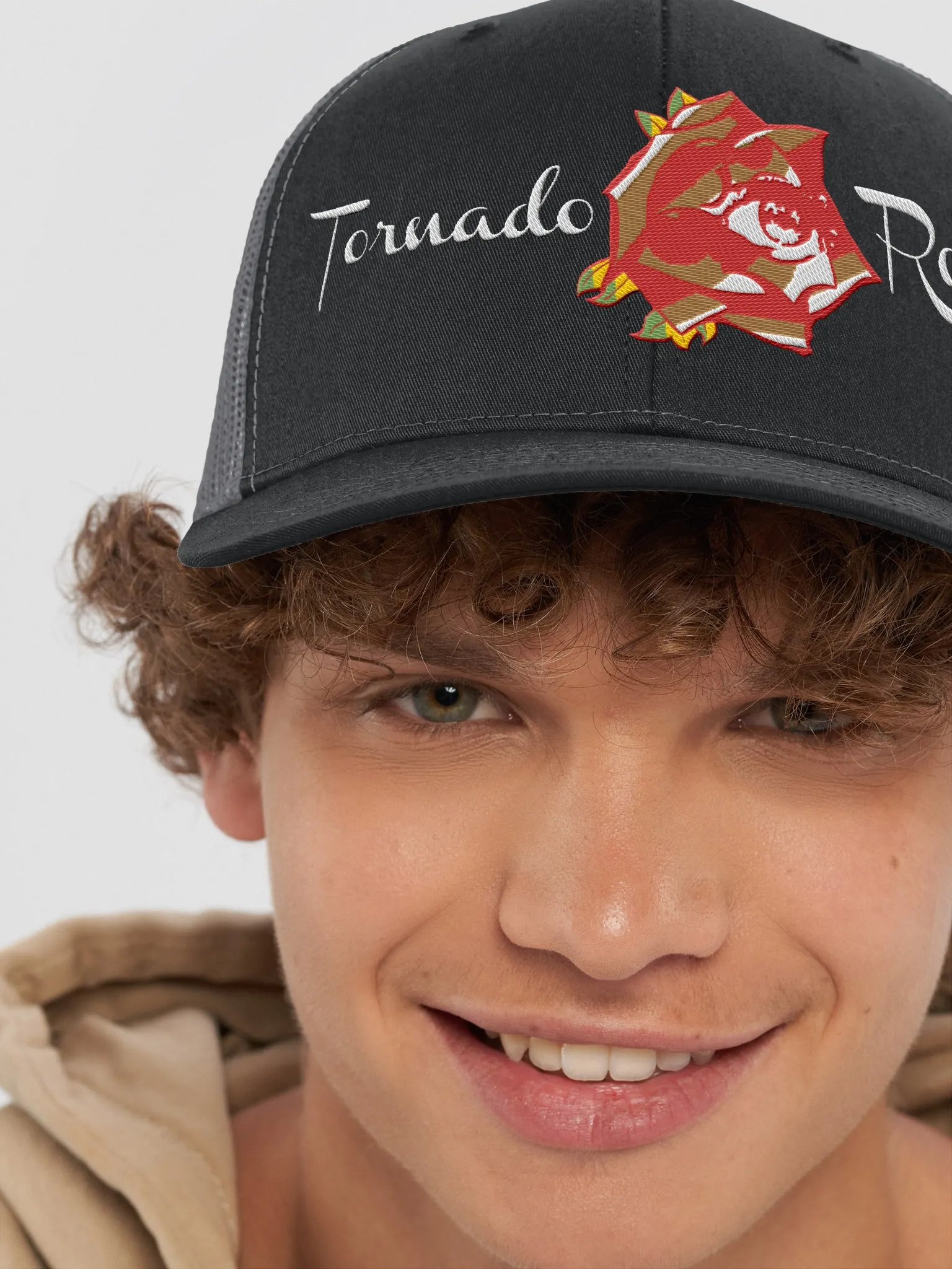 Tornado Rose Trucker Hat product image (8)