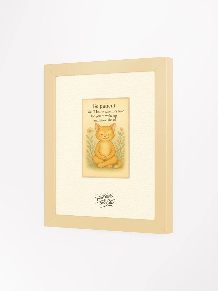 Vaikauri Cat Framed Artprint product image (5)