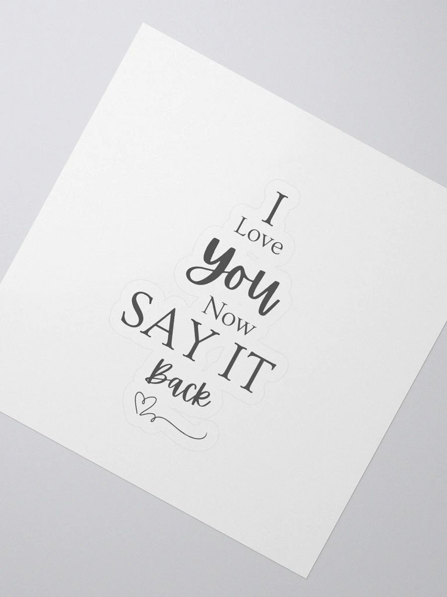 Jk's Love Phrase Stickers product image (2)
