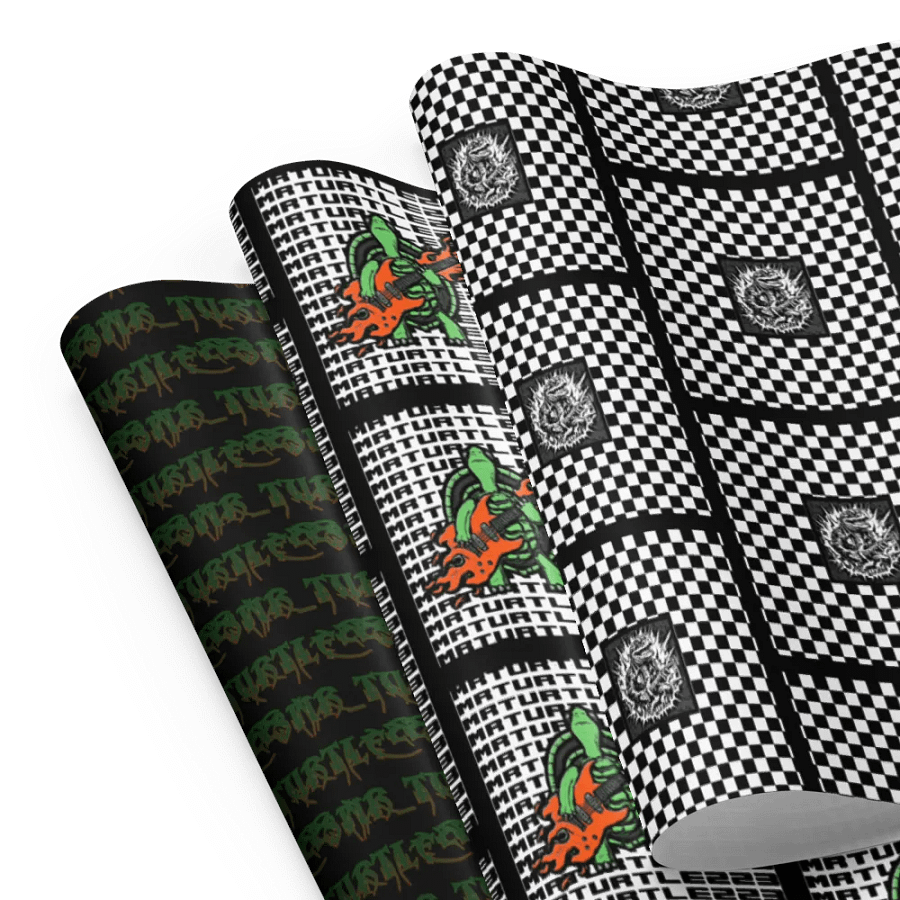 Mr turtle logo wrapping paper product image (8)