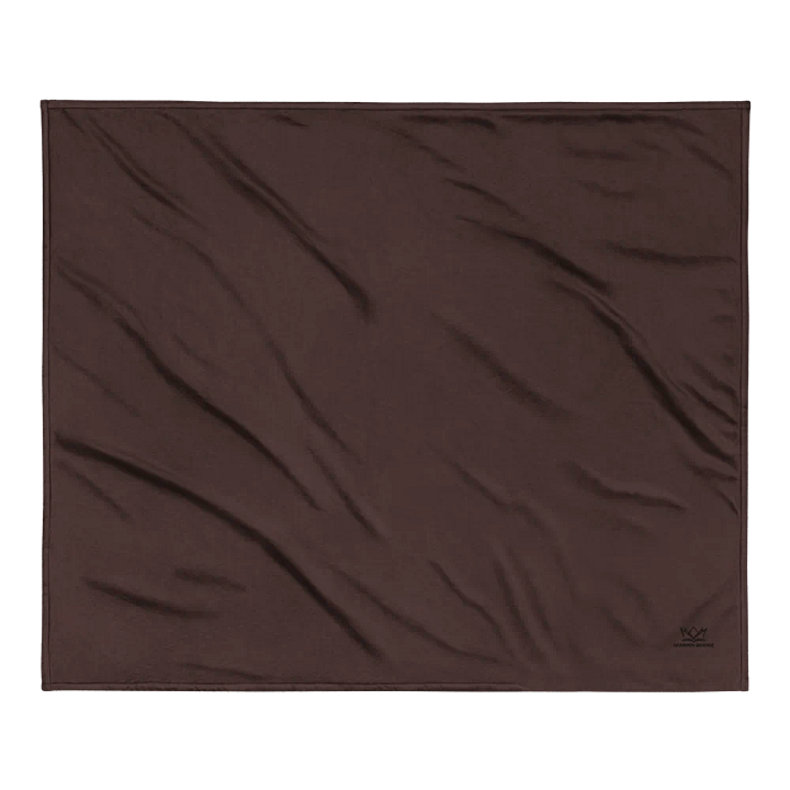 Bearded Woodz Embroider Sherpa Blanket (Brown/ Black) product image (2)