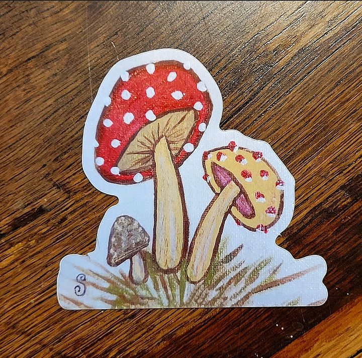 Magic Mushroom Die-Cut Stickers product image (1)