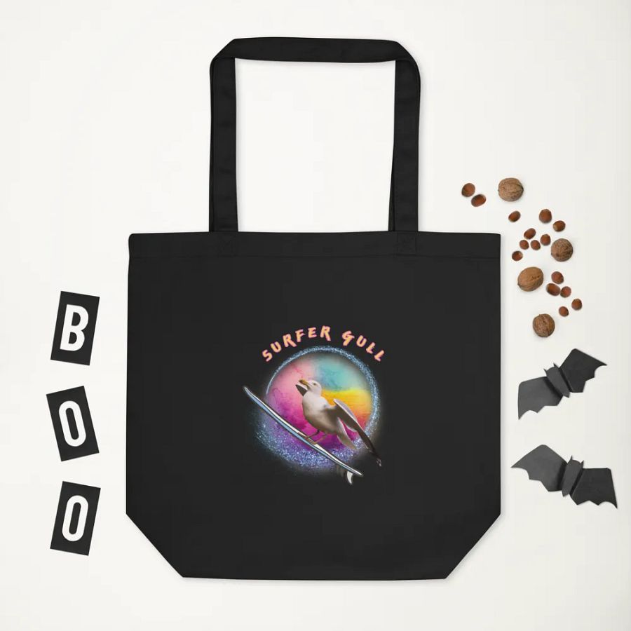 Soleil the Surfer Seagull Tote Bag product image (5)