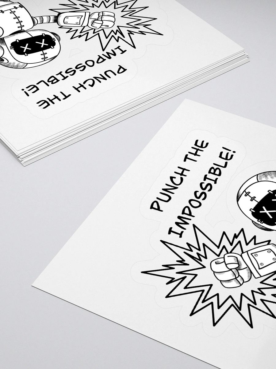 Punch the impossible Kiss Cut Stickers product image (12)