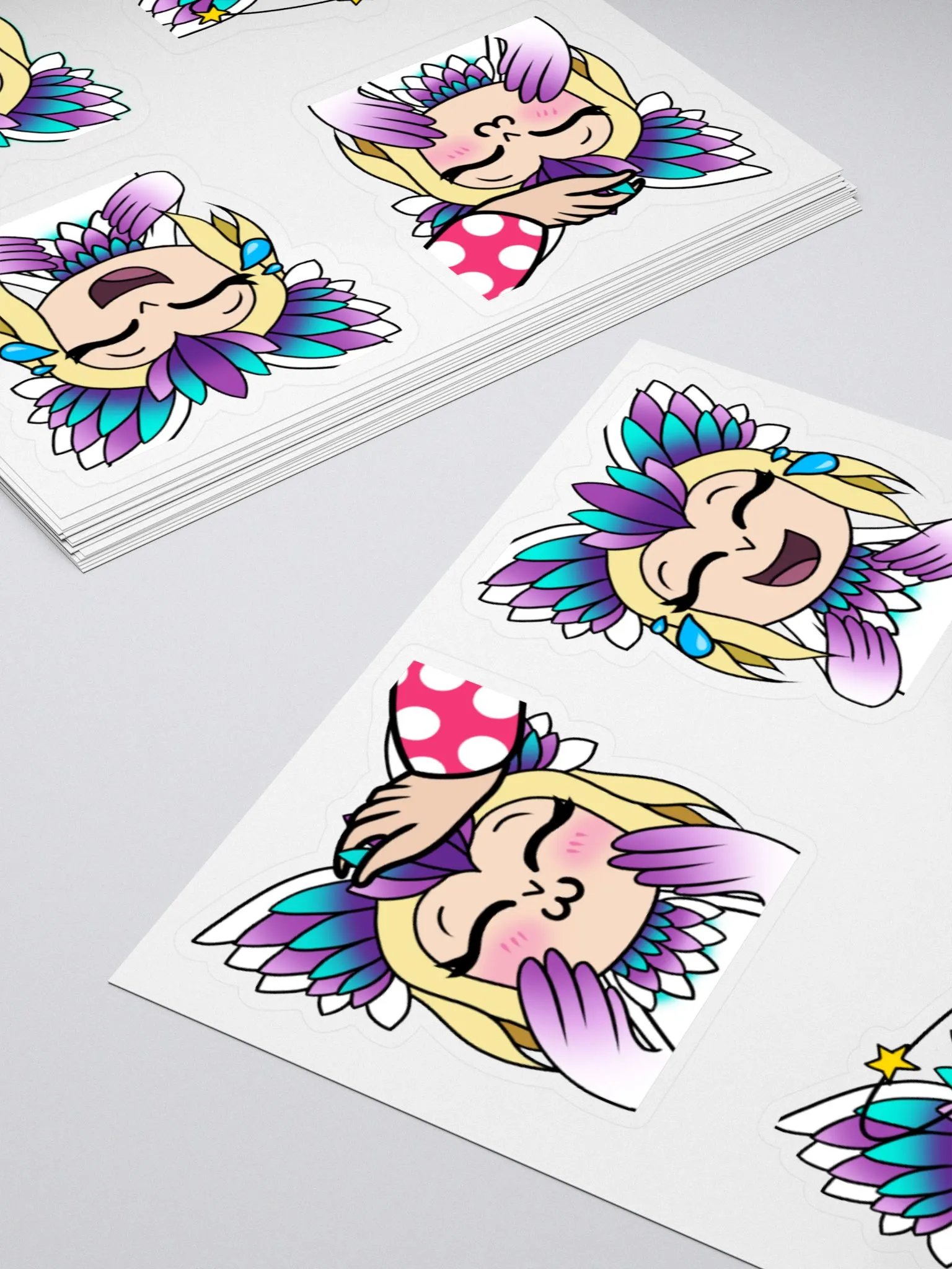 3/4 Emote Stickers product image (4)