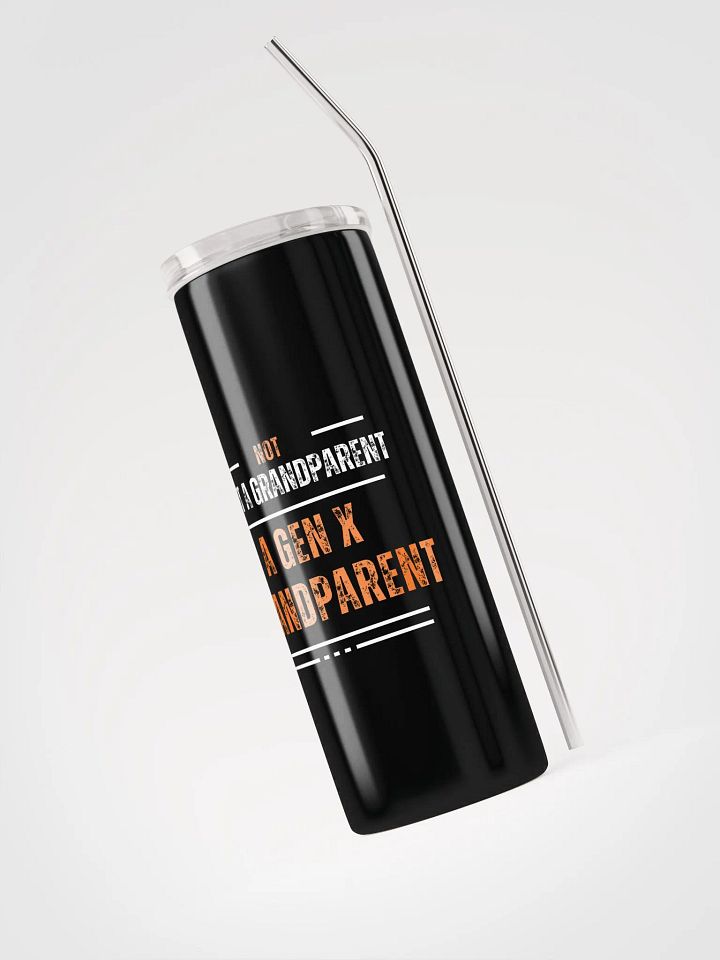 Not Just A Grandparent Stainless Steel Tumbler (Black) product image (1)