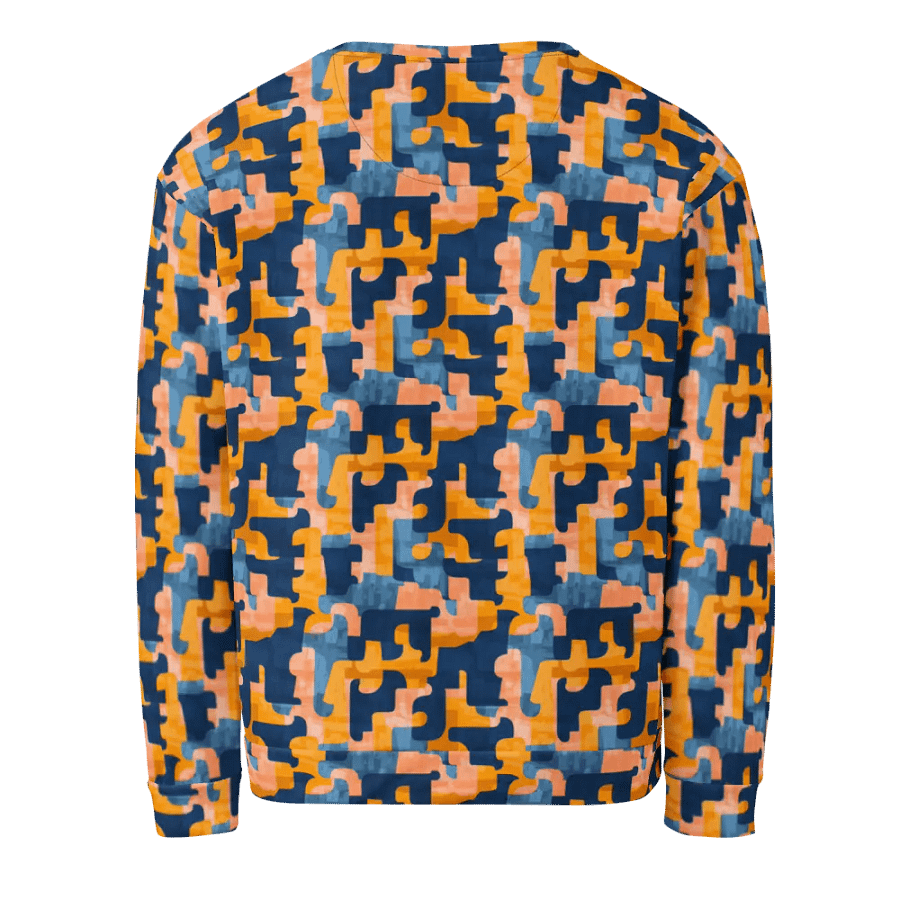 Flowing Shapes | Recycled Unisex Sweatshirt product image (4)