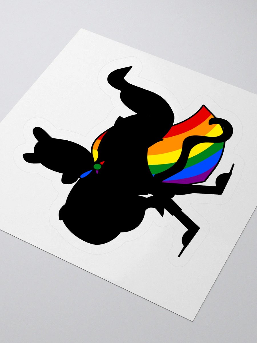 Superhomo! Vermili Gay Silhouette Variant Sticker! product image (3)