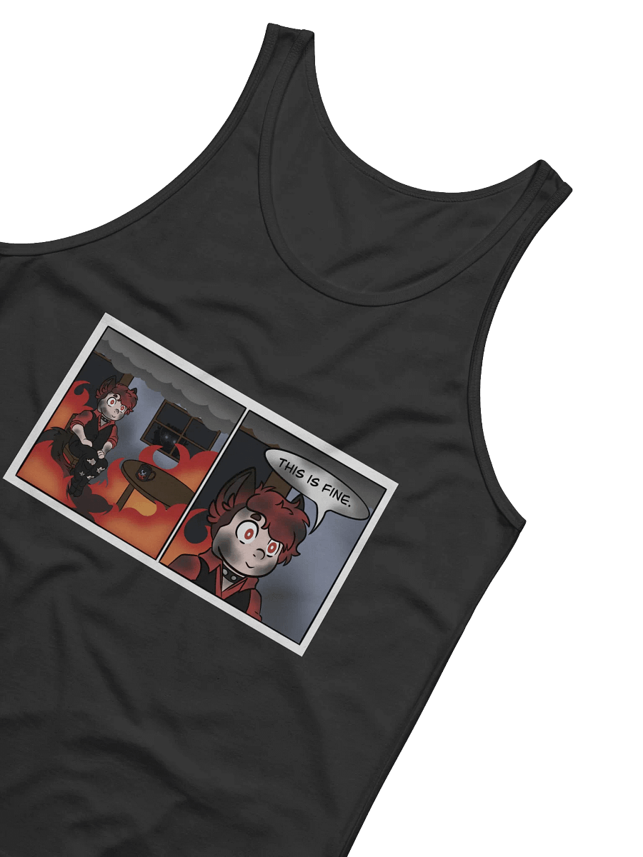 Jersey Tank - This Is Fine Meme product image (4)