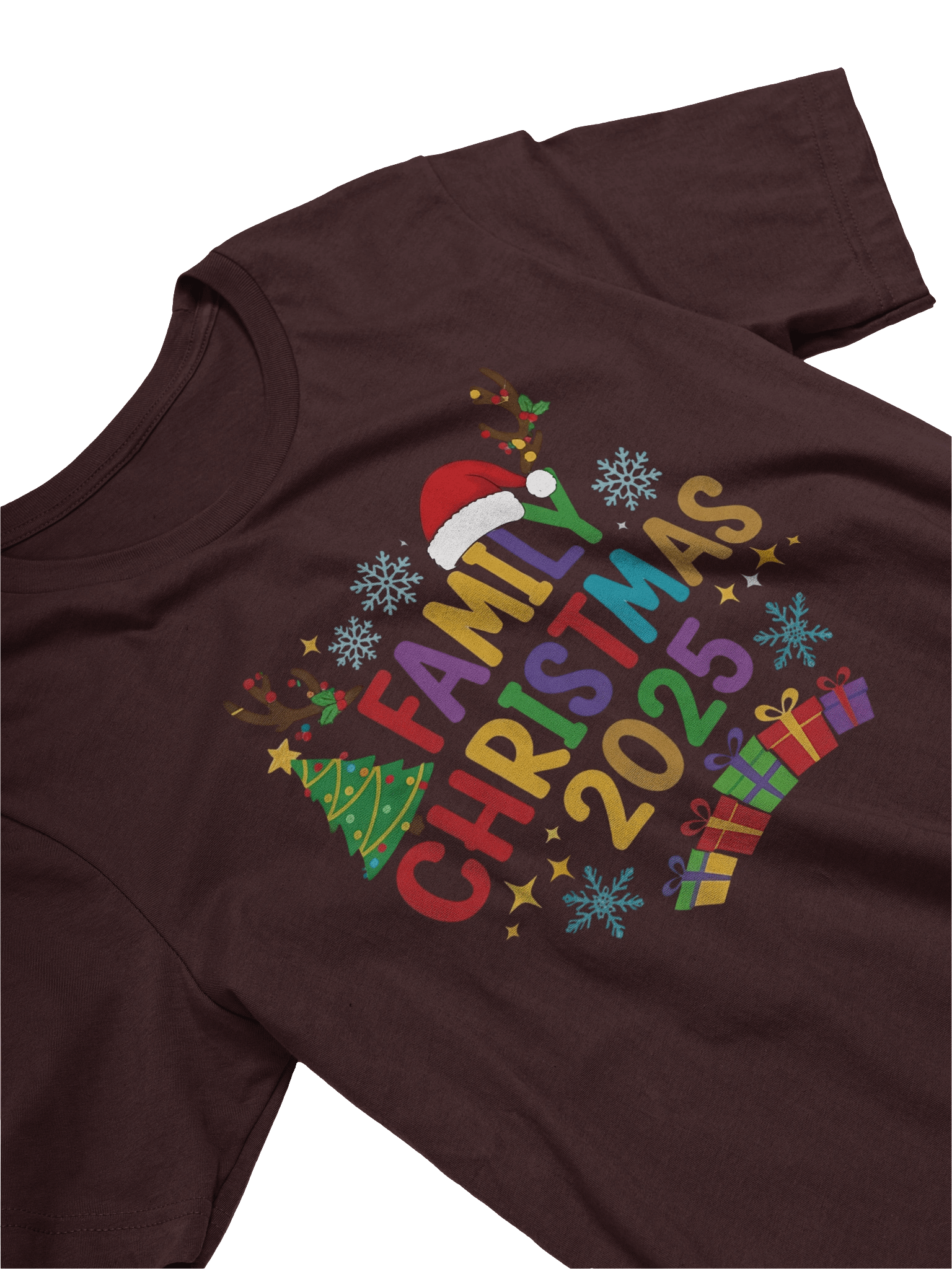 Family Christmas 2025 T-Shirt – Colorful Matching Holiday Tee, Cute Xmas Group Gift product image (8)