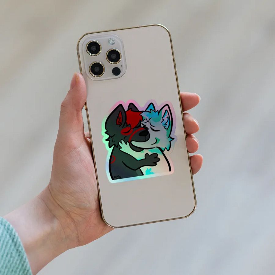 Mwah Holographic Sticker product image (8)