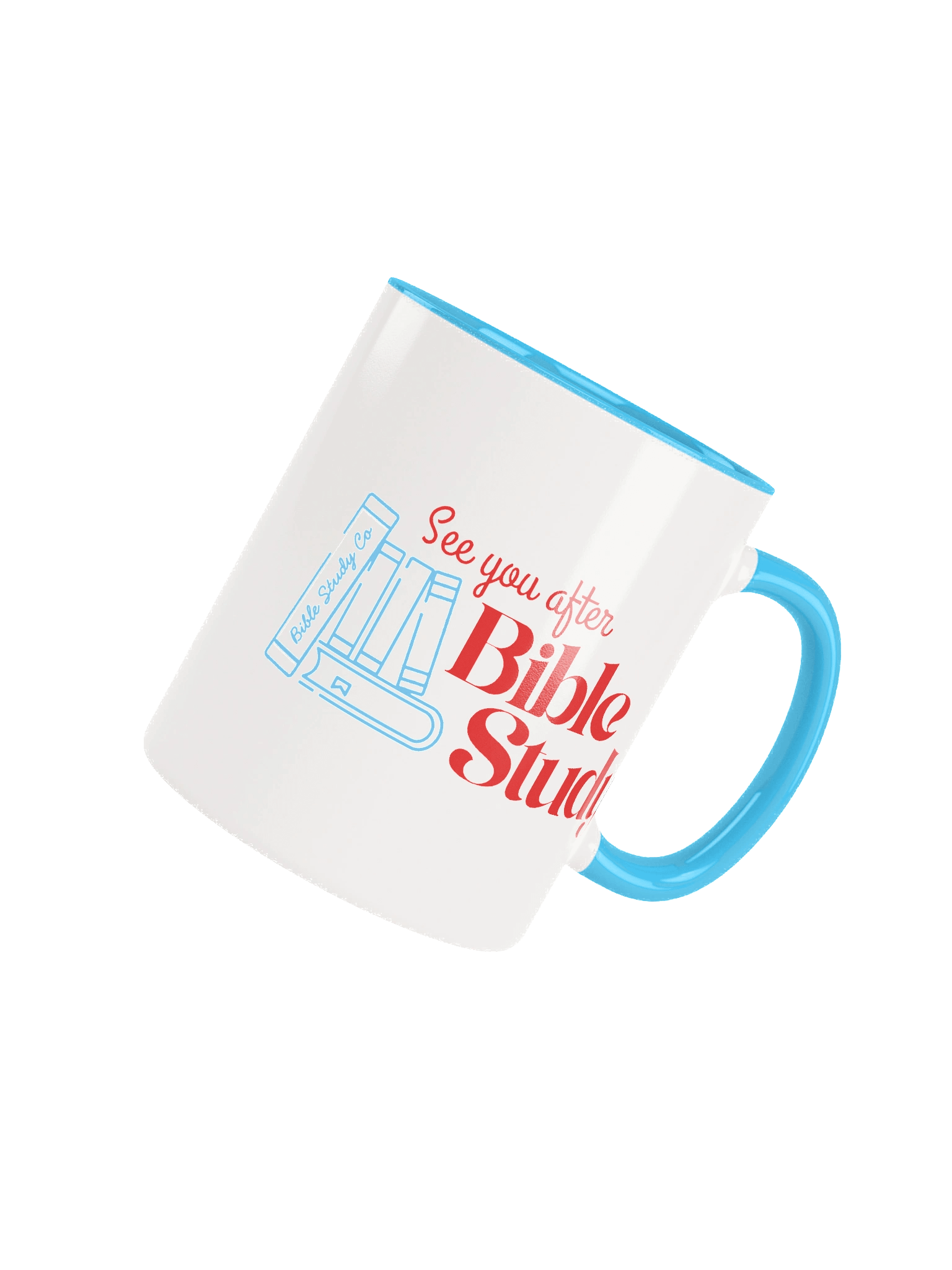 Bible Study Mug - Blue product image (8)