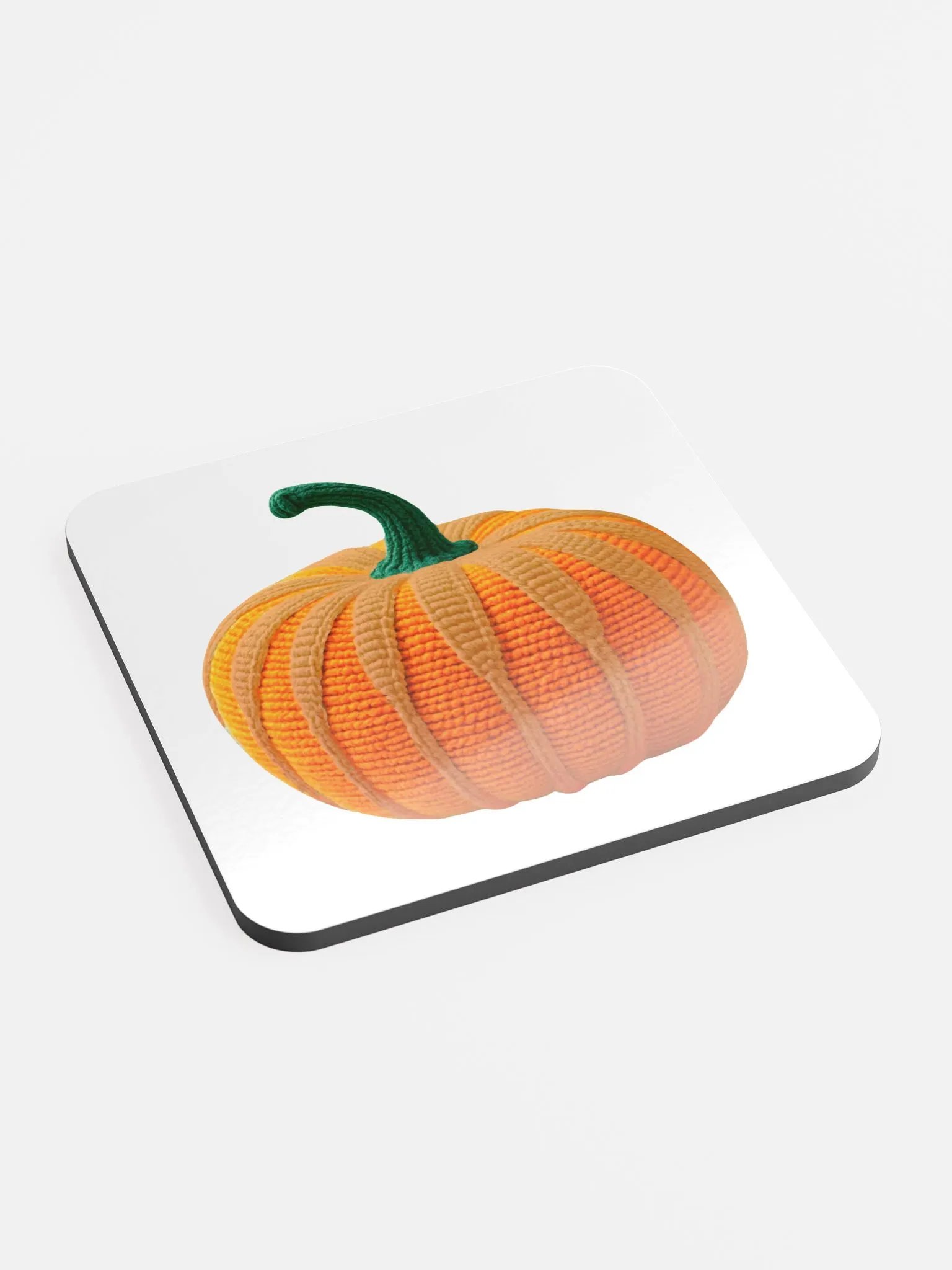 CozyAvocado Glossed Cork Coaster Pumpkin #1 product image (2)