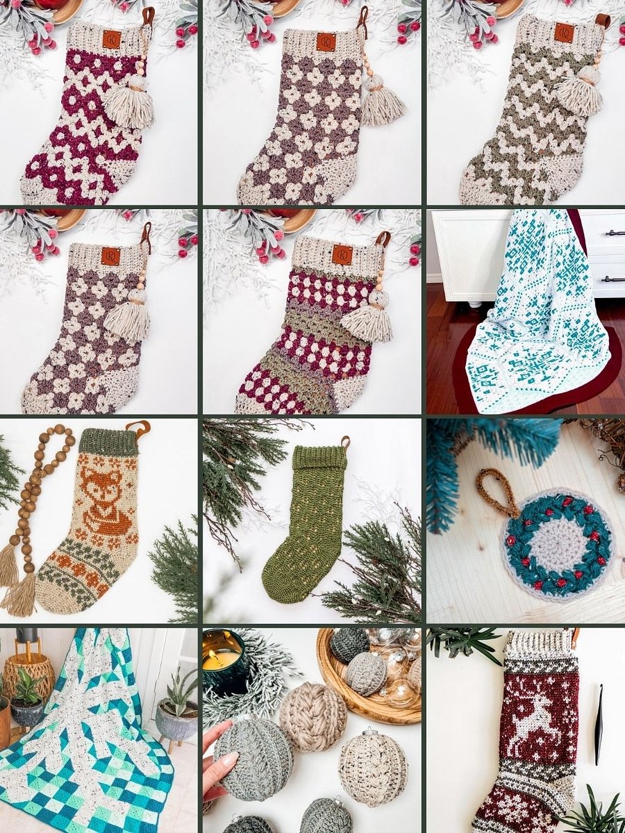 Limited Edition Stitch the Season Holiday Pattern Library, 55+ Crochet Christmas Patterns. Limited Time product image (7)