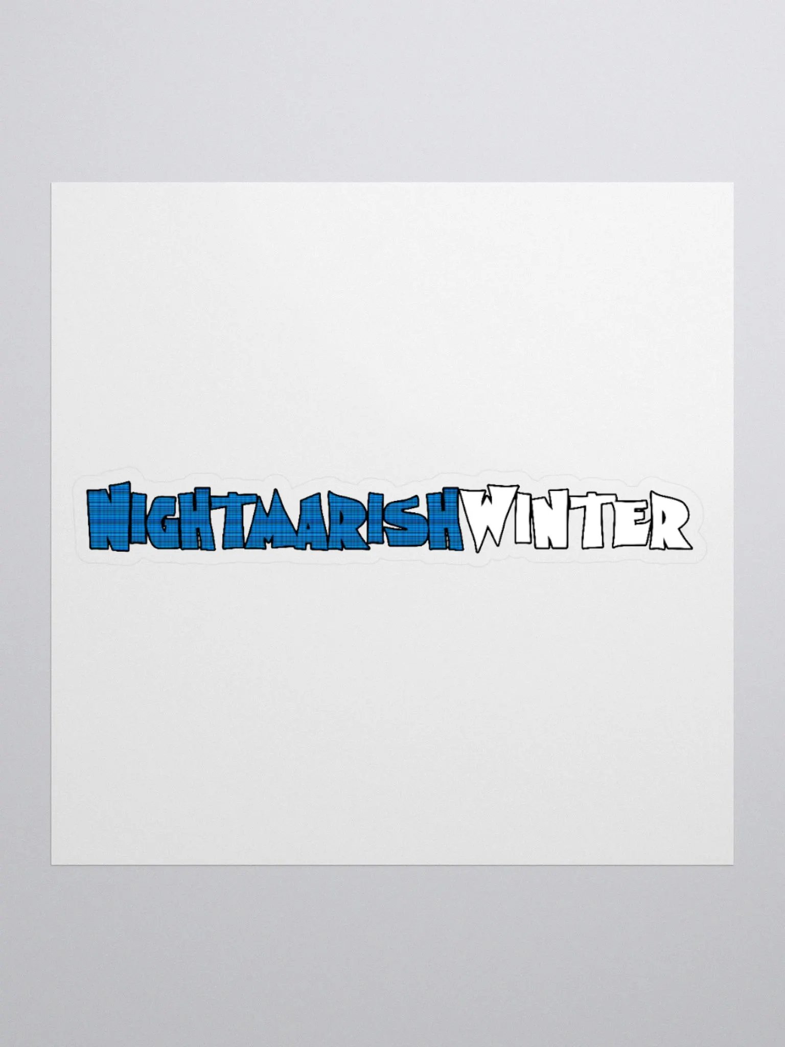 Plaid Logo Sticker product image (1)