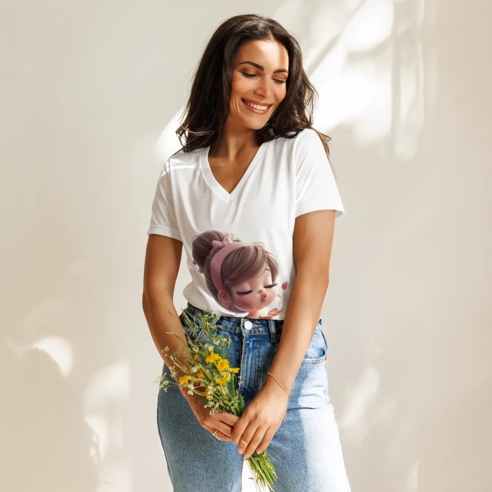 Bella+Canvas Women's Relaxed V-Neck T-Shirt product image (11)
