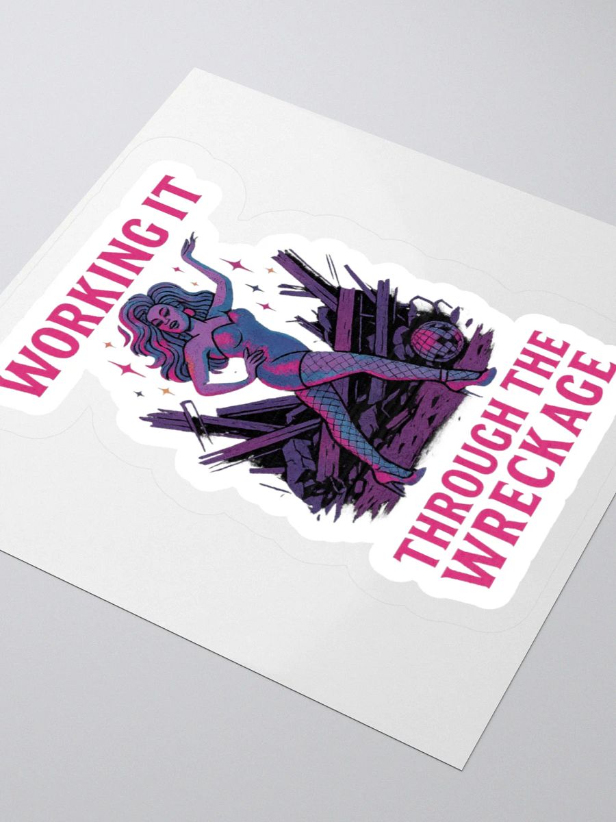 Working It Through The Wreckage Sticker product image (7)