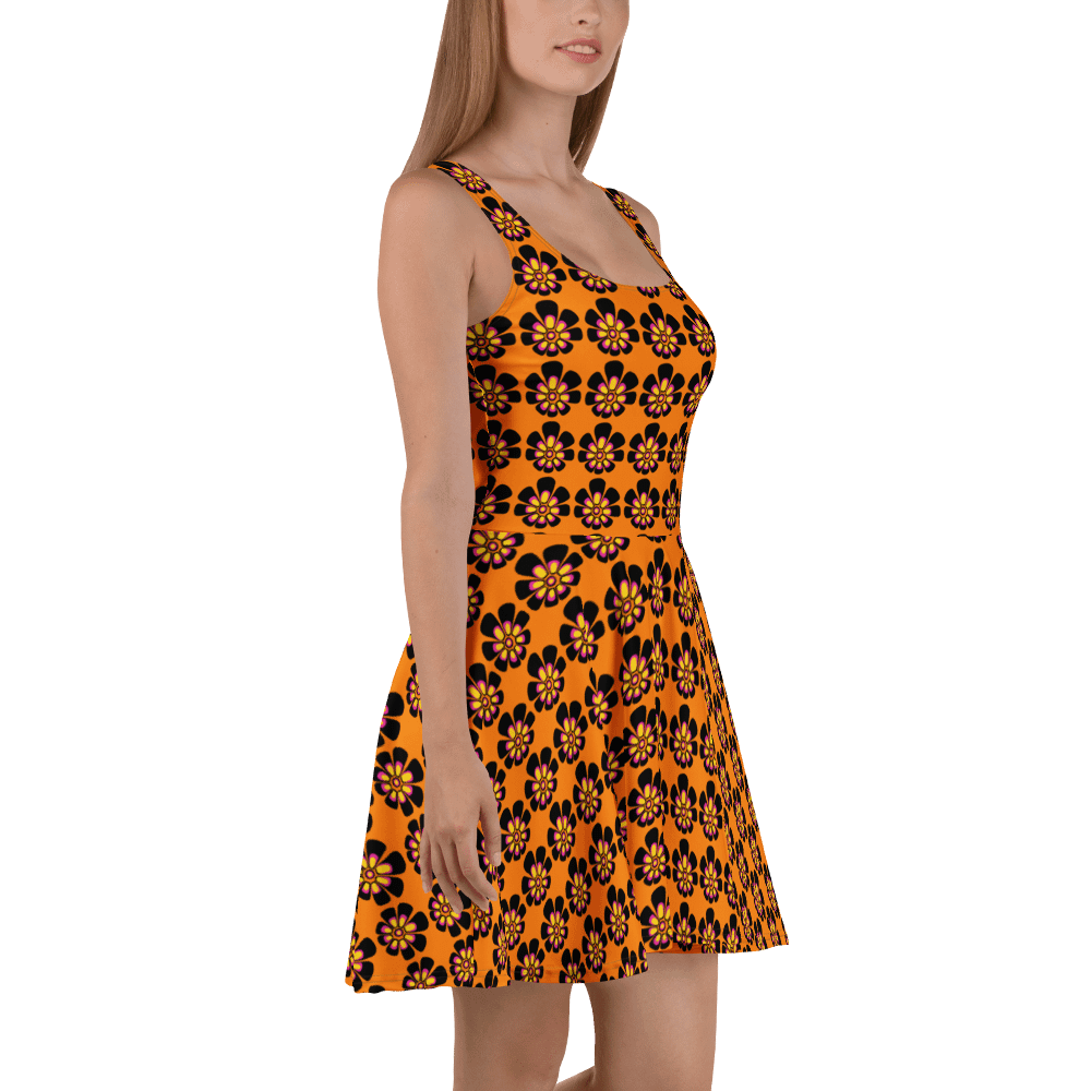 Groovy Blossom Skater Dress product image (3)