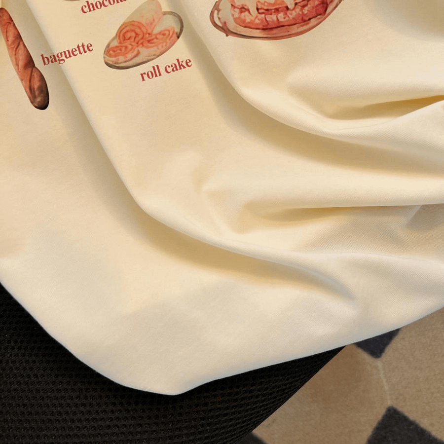 Printed Mid-length Women's Short-sleeved T-shirt Plus Size Loose product image (5)