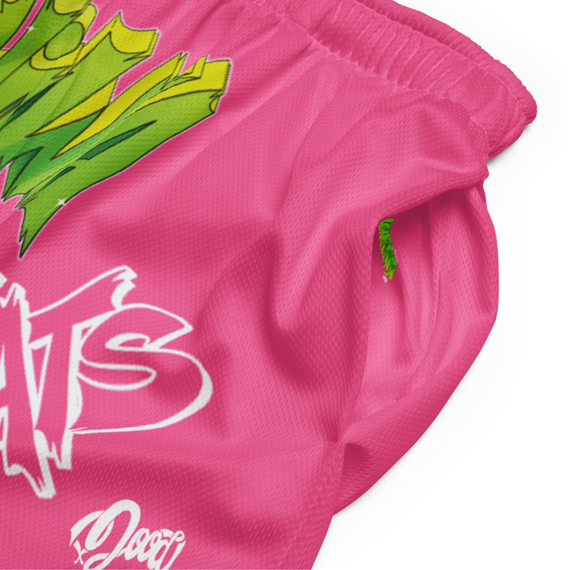 KONNICHIWA - Pink Mesh Shorts (with pockets) product image (3)