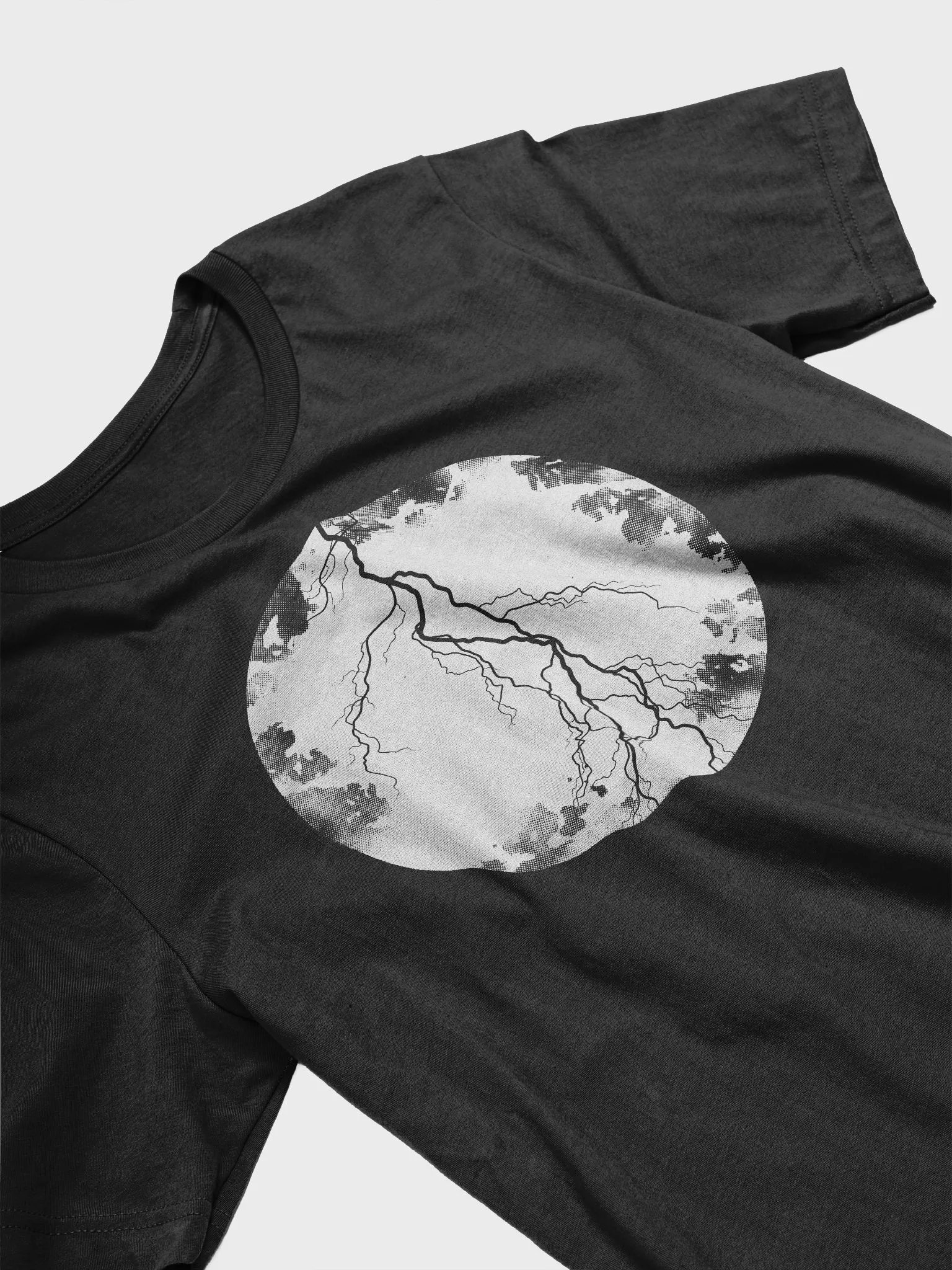 Full Moon, Lightning and Blood Supersoft T-Shirt product image (4)