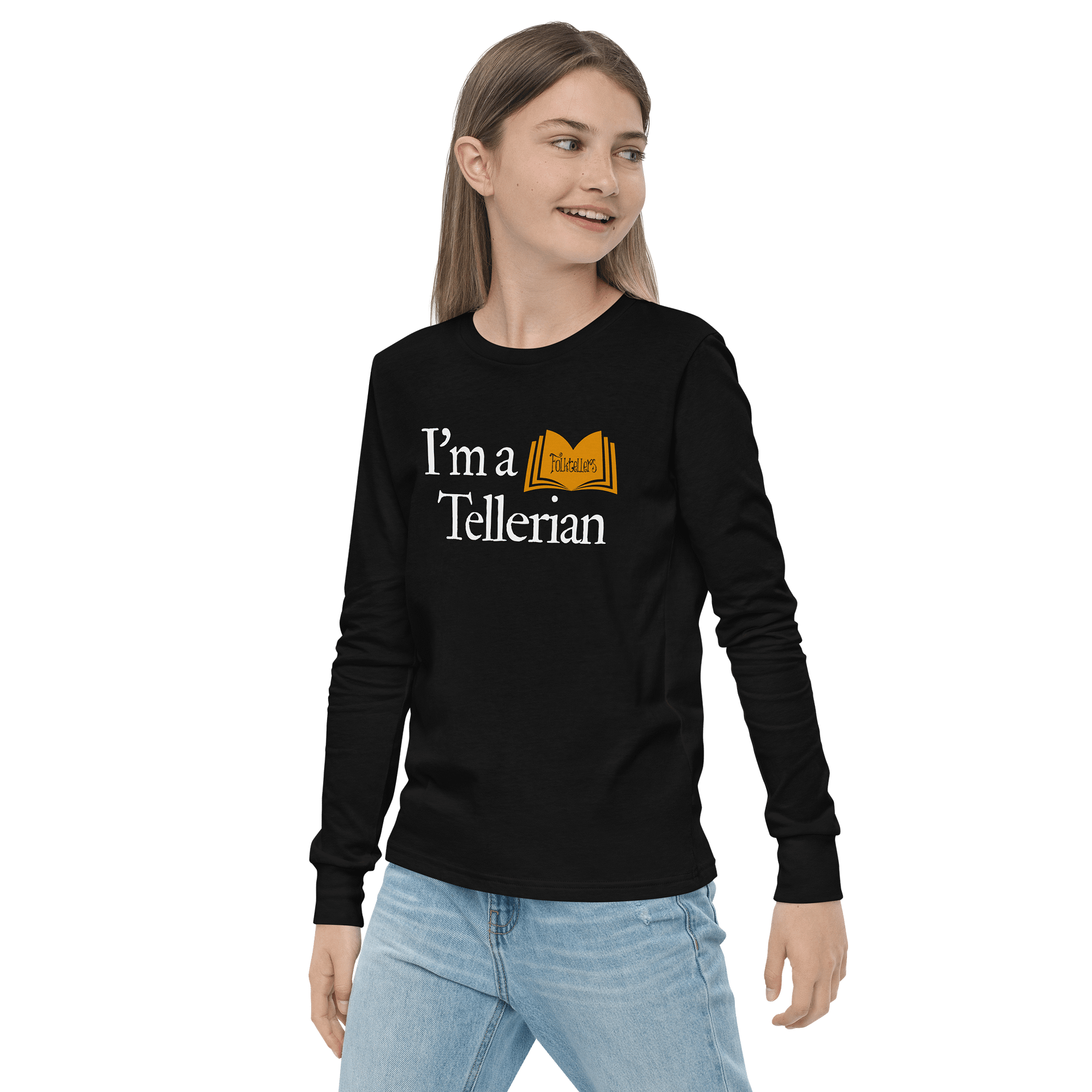 Folktellers: I'm a Tellerian - Bella+Canvas Youth Long Sleeve T-Shirt product image (3)