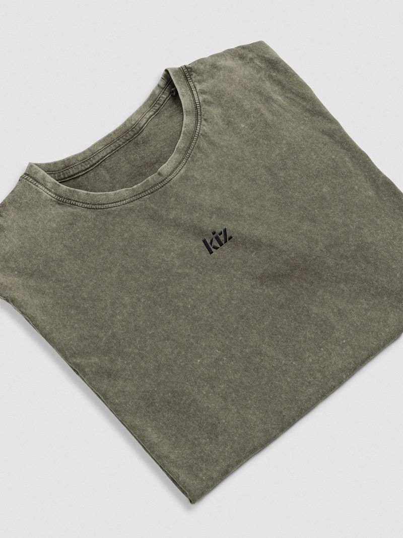 KIZ - EMBROIDERY - DENIM TEE - ARMY GREEN
