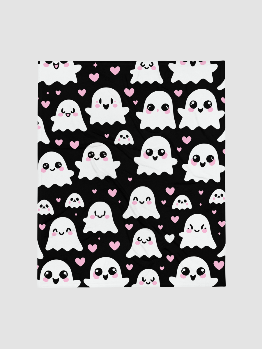 Cute Ghosts Throw Blanket product image (1)