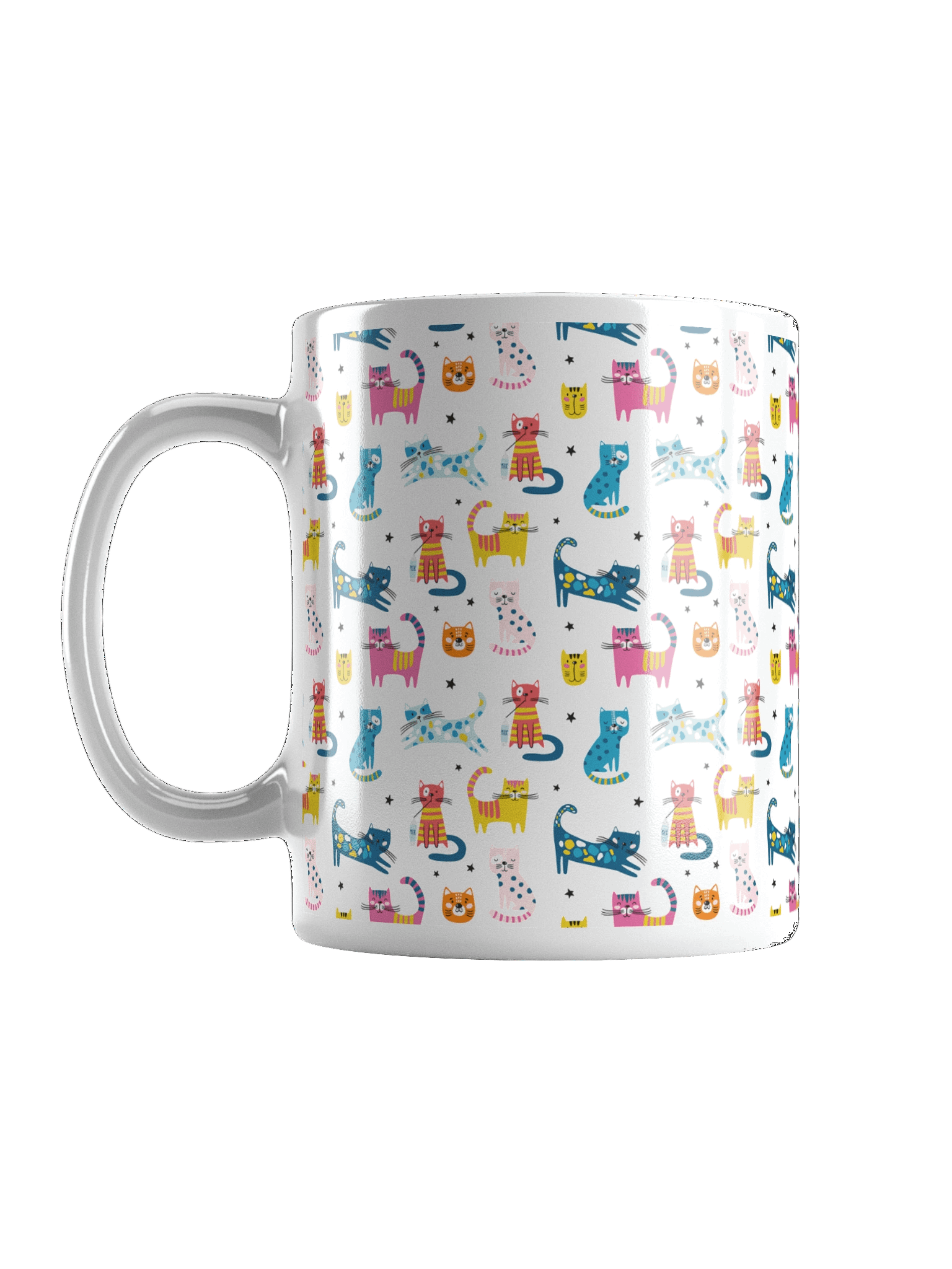 Street Cats | White Glossy Mug product image (3)