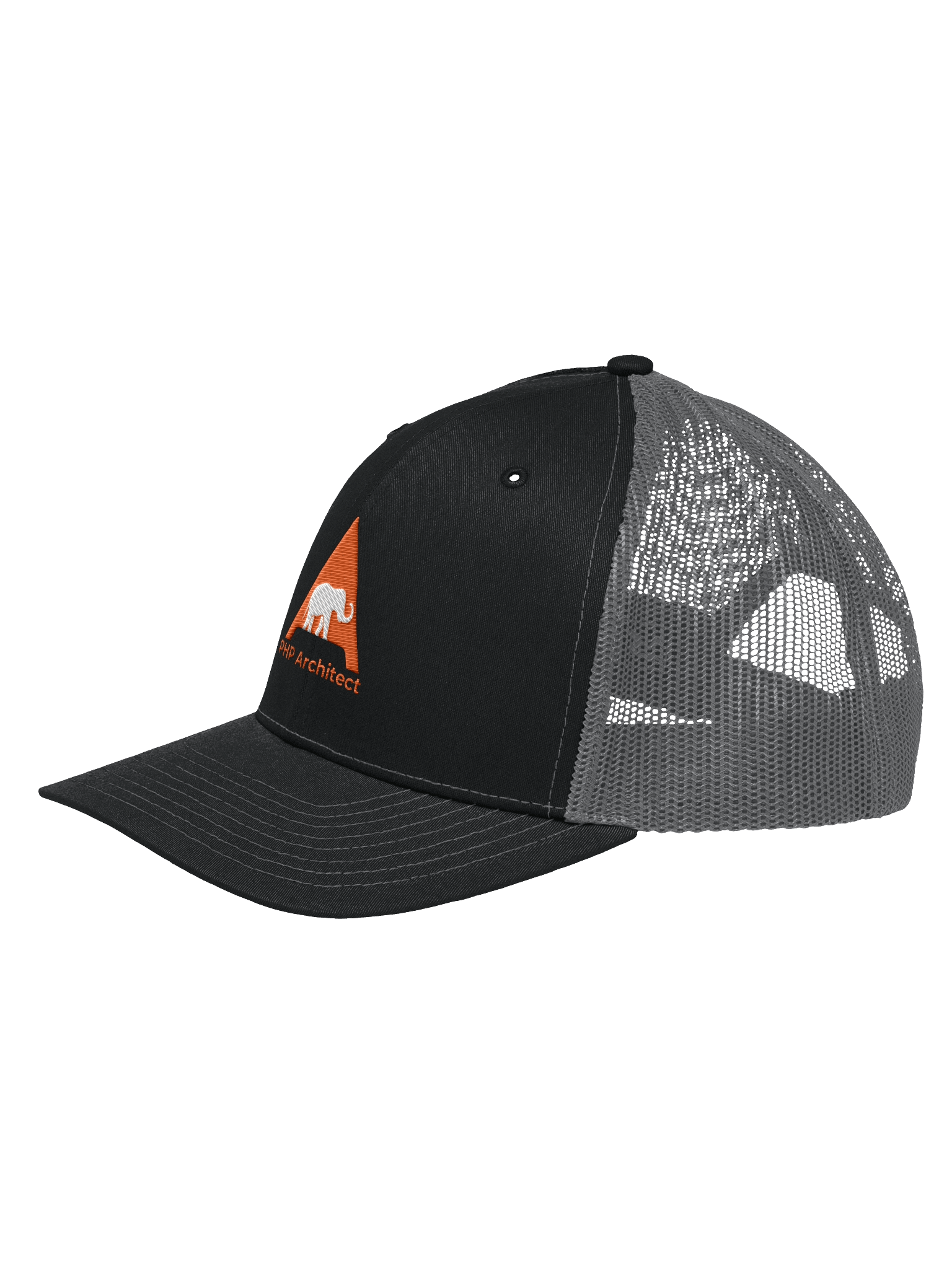 PHP Architect Trucker Snapback (Charcoal/Black) product image (2)