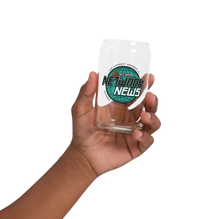 Ecamm Network News 16oz Glass product image (32)