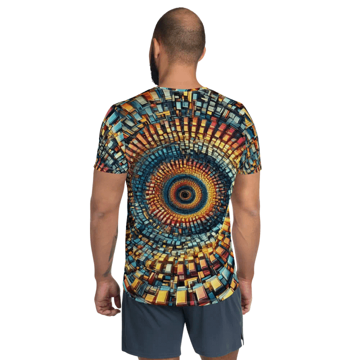 Spiral Spectrum All-Over Athletic Tee product image (2)