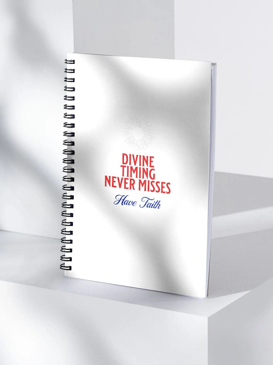 Divine Timing Spiral Notebook product image (4)