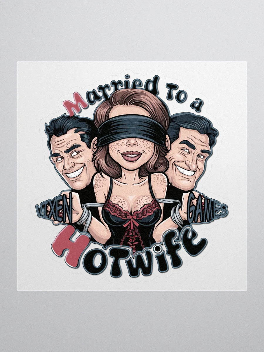 Married To A Hotwife Vinyl Sticker product image (1)