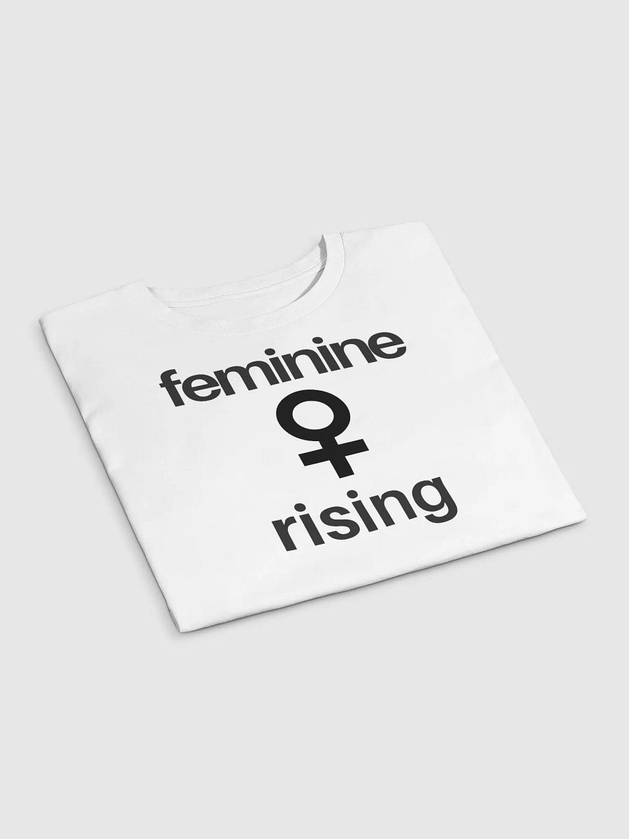 Feminine Rising Cropped Tee. (Black Font) product image (35)